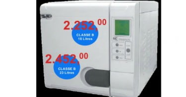 Novo autoclave Dentronica Classe B