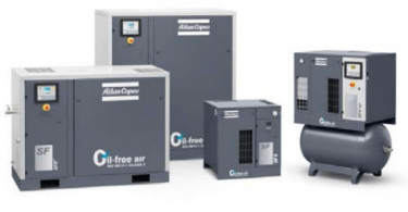 Atlas Copco redesenha gama de compressores de espiral
