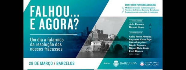 Falhou e agora? Barcelos recebe dentistas dispostos a discutir fracassos em implantologia
