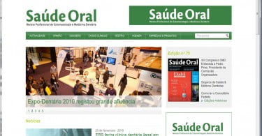 Revista Saúde Oral com novo site