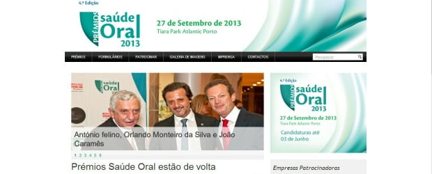 Prémios Saúde Oral  Candidaturas até 3 de junho