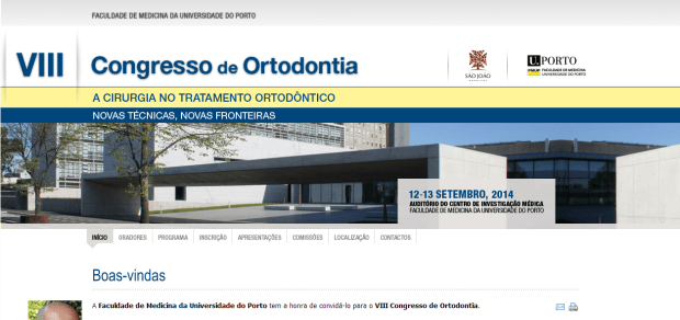 VIII Congresso de Ortodontia da FMUP