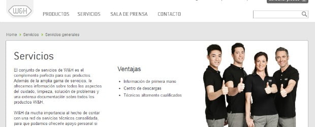 W&H passa a disponibilizar assistência técnica online