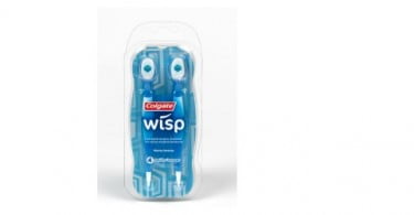 Míni escova Colgate para escovar os dentes sem usar água
