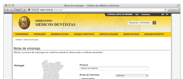 OMD renova bolsa de emprego online