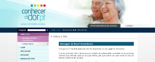 Site para Conhecer a Dor