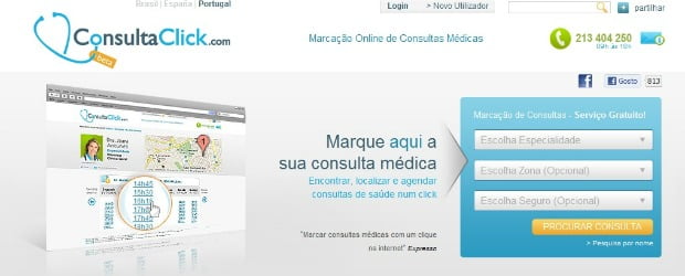 ConsultaClick agiliza marcação de consultas online