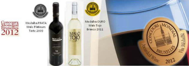 Vinhos Malo Tojo galardoados no Concurso Mundial de Bruxelas