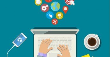 marketing digital ilustração