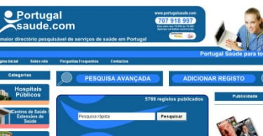 Lançado website para pesquisa de serviços de saúde
