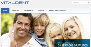 Vitaldent com novo site