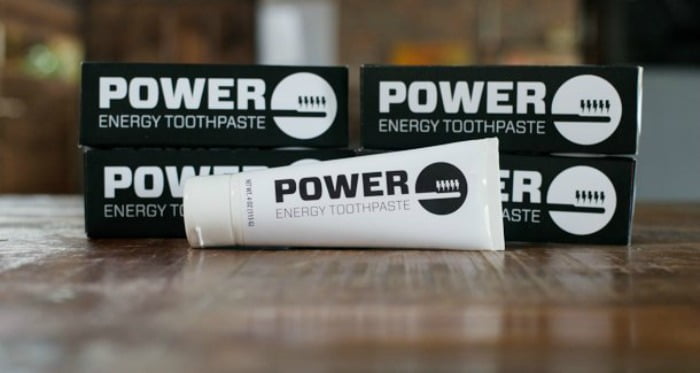 pasta de dentes com cafeína PowerToothPaste