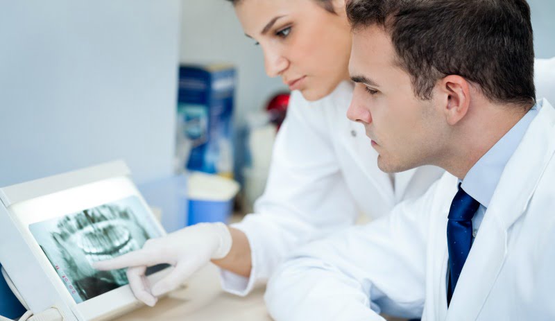 raio planeamento de próteses dentárias