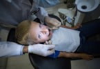 Criança no dentista