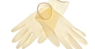 luvas de borracha Saúde Oral