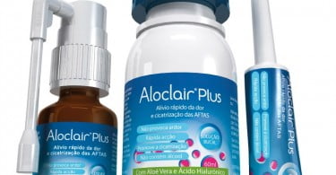 Aloclair Plus gama tratamento aftas Saúde Oral