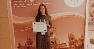 Beatriz Fernandes recebe prémio