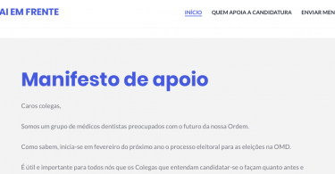 A vários meses das eleições da OMD, já existem manifestações de apoio