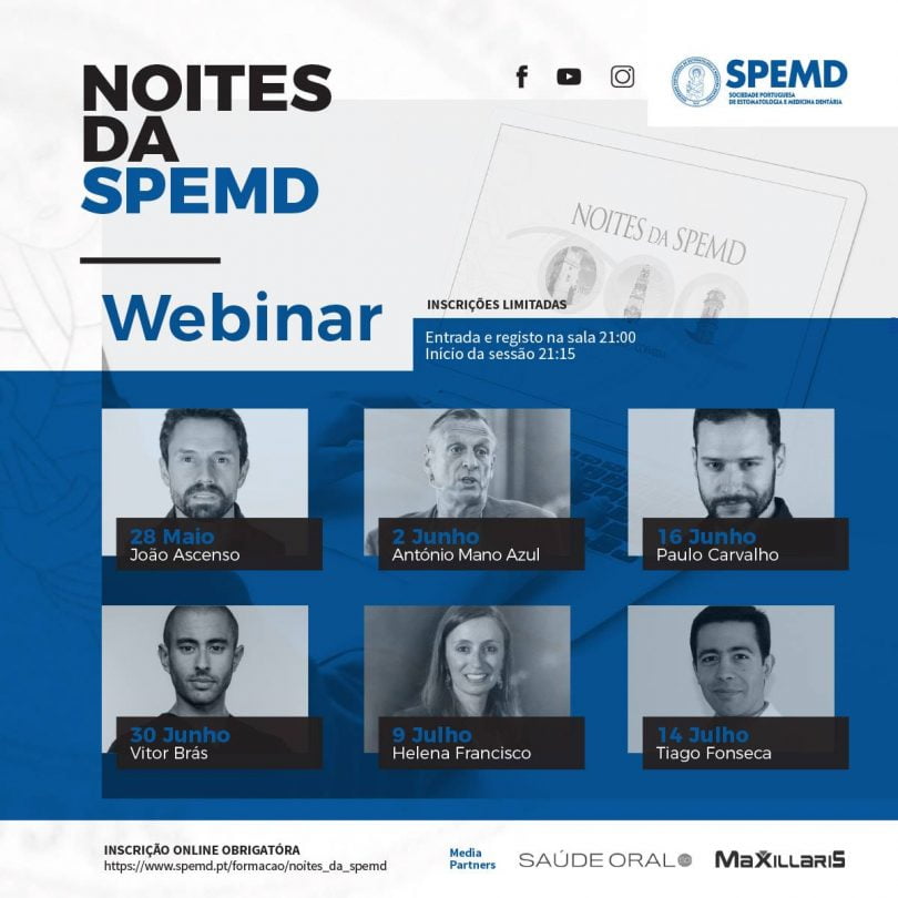 Noites da SPEMD regressam em formato webinar