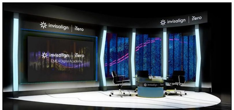 Invisalign Scientific Symposium em formato de emissão televisiva