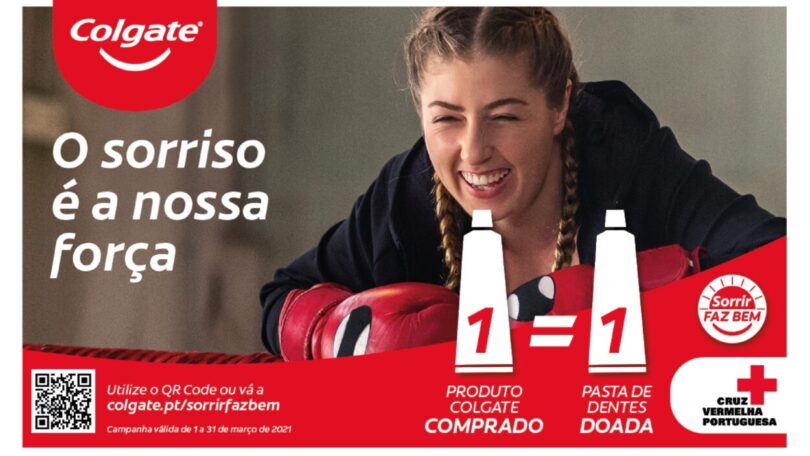 Colgate e Cruz Vermelha Portuguesa lançam campanha solidária