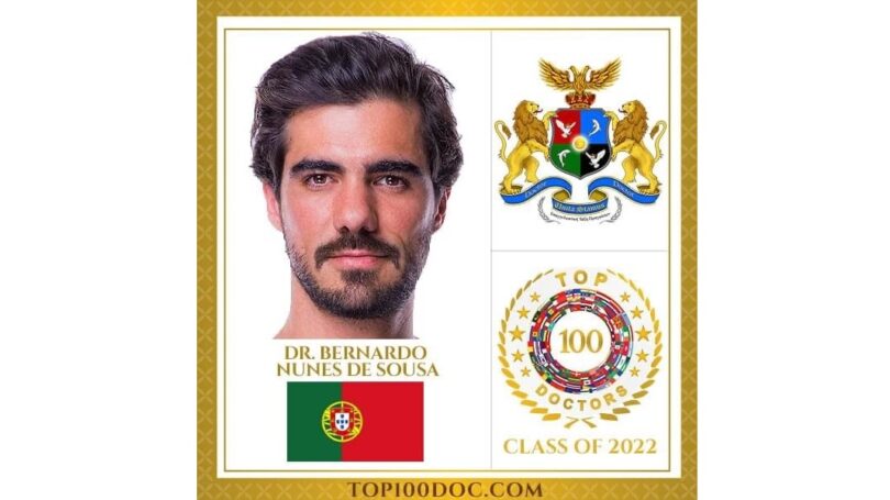 O médico dentista português Bernardo Nunes de Sousa foi incluído na lista da turma de 2022 “Doctor-To-Doctor-World’s Top 100”.