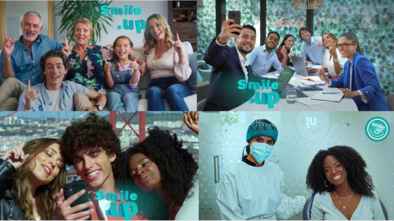 A Smile.up, rede portuguesa de clínicas dentárias, apostou numa nova campanha publicitária para potenciar a sua liderança no setor.