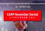 O CAPP anunciou o calendário de conferências e simpósios ao nível da medicina dentária para o mês de novembro.