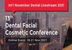 A 13ª edição da Dental Facial Cosmetic International Conference, conferência internacional de cosmética dentária, vai realizar-se online.