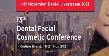 A 13ª edição da Dental Facial Cosmetic International Conference, conferência internacional de cosmética dentária, vai realizar-se online.