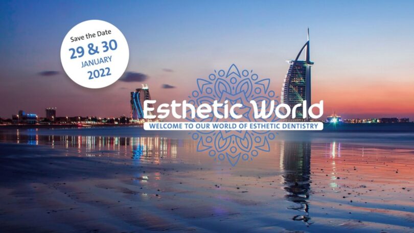 O Esthetic World 2022 realiza-se no Dubai (Emirados Árabes Unidos), entre os dias 29 e 30 de janeiro, sendo promovido pelo Straumann Group.