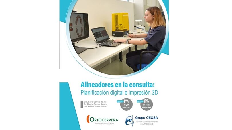A nova edição do curso “Alinhadores na consulta: Planificação digital e impressão 3D” vai realizar-se a partir do dia 16 de junho.